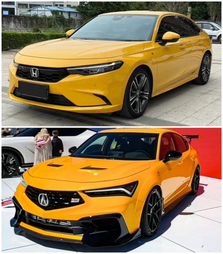 Эволюция внешнего вида Honda Integra Acura